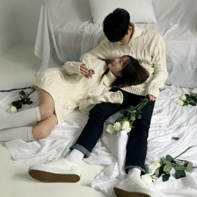 唯美浪漫的情头真人大全 抖音最新情侣头像图片