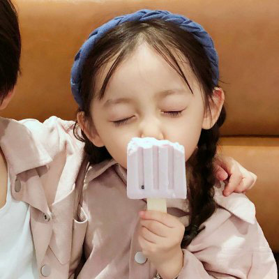 小孩子情侣头像萌萌哒可爱一对真人高清图片