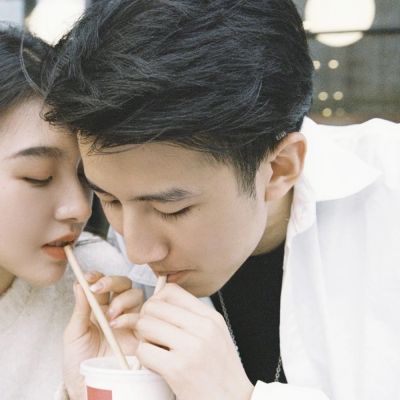 甜美爱情图片大全 唯美头像甜蜜情侣真人