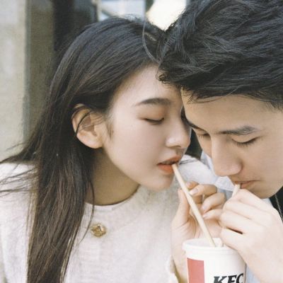 甜美爱情图片大全 唯美头像甜蜜情侣真人