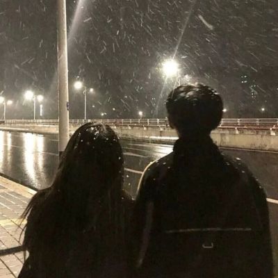 浪漫甜蜜头像情侣 雪景情侣图片大全唯美
