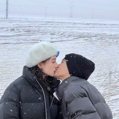 浪漫甜蜜头像情侣 雪景情侣图片大全唯美