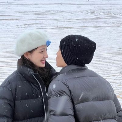 浪漫甜蜜头像情侣 雪景情侣图片大全唯美