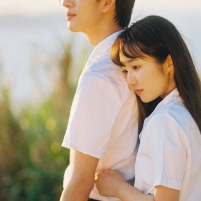 小清新甜蜜照片 一男一女文艺青年情头