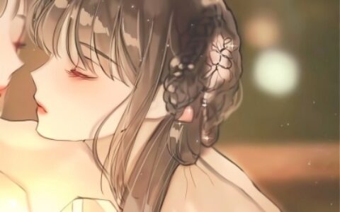高清唯美情头古风一男一女手绘图片 唯美古风手绘情头