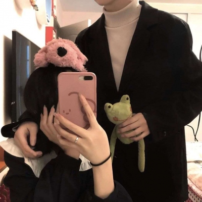 高清好看的情头真人温柔宠溺图片 真人宠溺情头一左一右