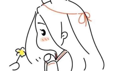 高清情头一男一女动漫可爱两张图片 情头可爱萌动漫