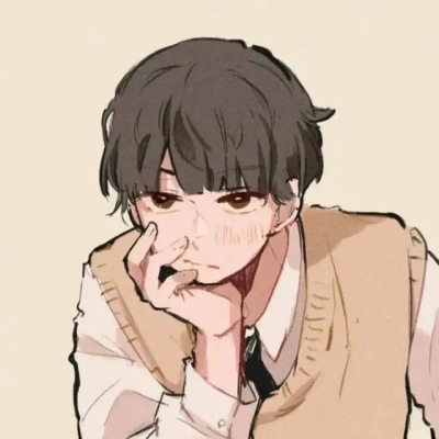 高清情头一男一女动漫可爱两张图片 情头可爱萌动漫