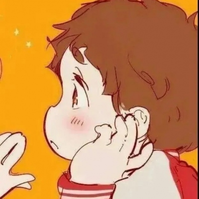 高清情头一男一女动漫可爱两张图片 情头可爱萌动漫