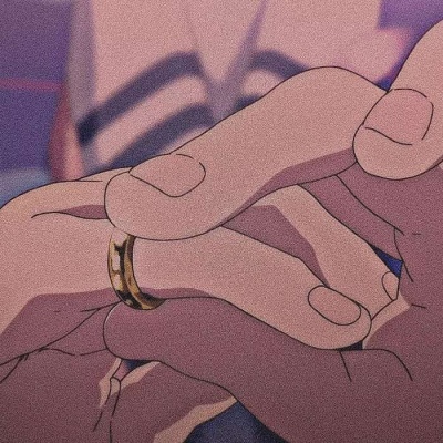 动漫戴戒指情头一左一右图片