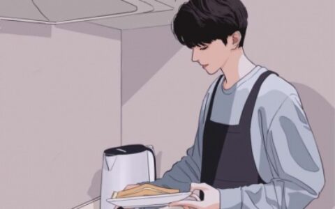 高清一男一女文艺清新的动漫情头图片 情头动漫文艺头像