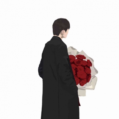 高清一男一女文艺清新的动漫情头图片 情头动漫文艺头像