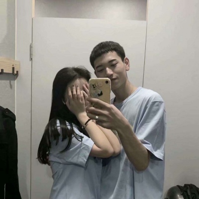 高清一对两张的时尚个性潮流情侣头像图片