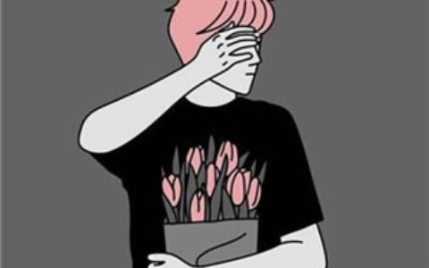 高清一男一女的文艺漫画情侣头像图片 文艺情侣头像手绘