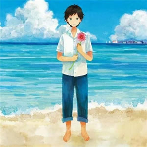 高清一男一女的文艺漫画情侣头像图片 文艺情侣头像手绘