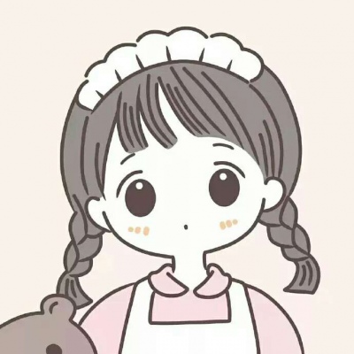 高清超萌可爱的卡通情头像情侣一左一右图片