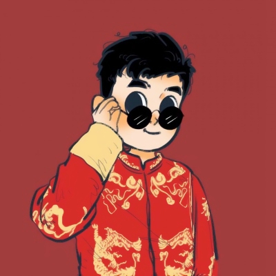 高清好看的时尚卡通情侣头像一对两张图片