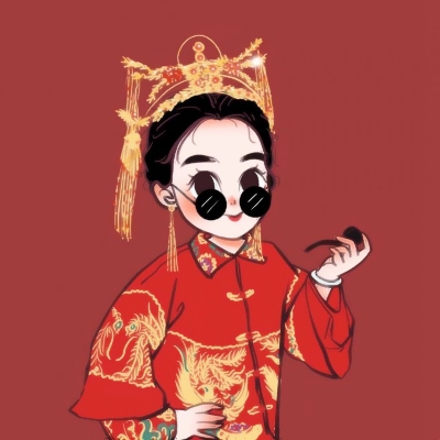 高清好看的时尚卡通情侣头像一对两张图片