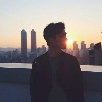 高清唯美的情侣头像夕阳背影单人图片