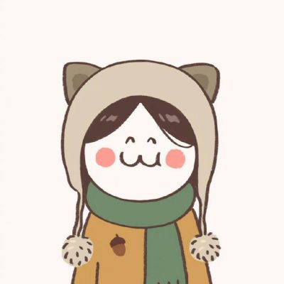 高清超萌的情头卡通可爱一对两张图片 情侣头像卡通可爱简约