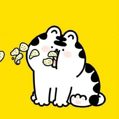 高清超萌的情头卡通可爱一对两张图片 情侣头像卡通可爱简约