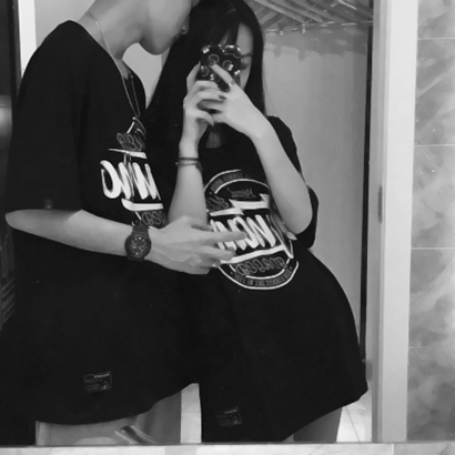 高清很酷的黑白情头一对两张 黑色情头一男一女酷
