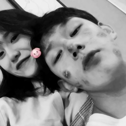 高清超甜的黑白男女双人头像图片 情侣头像黑白双人头像