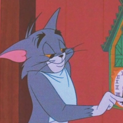 一对两张可爱的猫和老鼠头像高清图片 猫和老鼠头像情侣