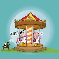 可爱的小破孩和小丫情侣头像 小破孩情侣头像图片大全
