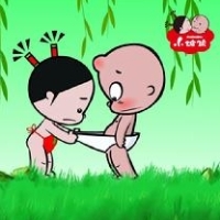 可爱的小破孩和小丫情侣头像 小破孩情侣头像图片大全