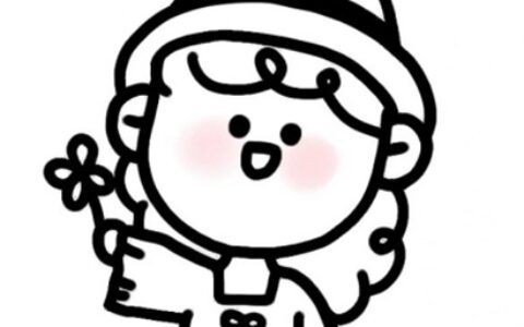 高清可爱的手绘情头一男一女简约图片 简约手绘的情头