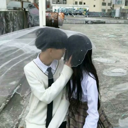 高清浪漫的婚纱情头像侣头像一对两张 婚纱情头