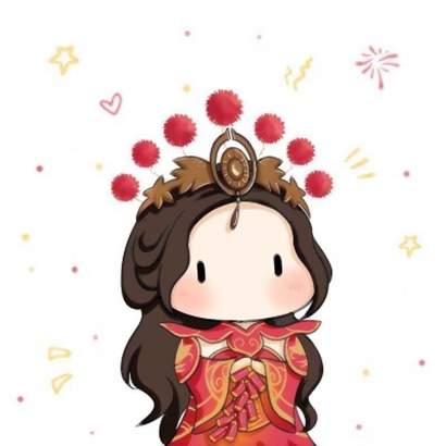 高清呆萌的二次元情侣头像一对两张 卡通呆萌的情侣头像