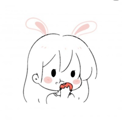 高清好看的情侣头像简笔画可爱图片 简笔画微信情侣头像