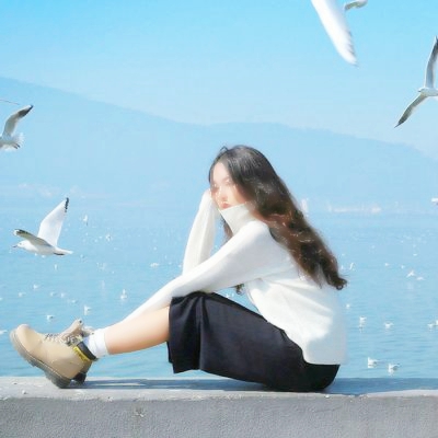 高清好看的情侣背影微信头像也有侧脸的 情侣微信头像背影