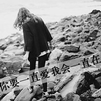 伤感好看的QQ情侣头像黑白带字一男一女 黑白情侣头像带字图片