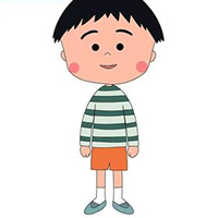 可爱呆萌的花轮小丸子情侣头像图片 情侣头像樱桃小丸子
