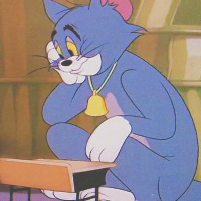 高清可爱的猫和老鼠情侣搞笑头像图片 猫和老鼠情侣头像一左一右