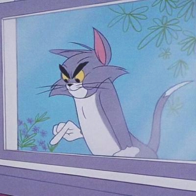 高清可爱的猫和老鼠情侣搞笑头像图片 猫和老鼠情侣头像一左一右