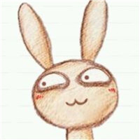 可爱的兔子情侣头像一男一女图片 兔子头像情侣
