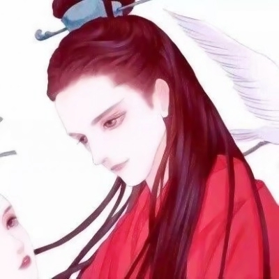 高清结婚的古风红色嫁衣情侣头像一对两张 情侣头像古风穿嫁衣
