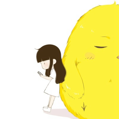 高清卡通的卡哇伊情侣头像分开图片 卡哇伊情侣头像一对两张