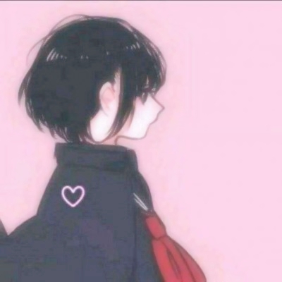高清好看的漫画情头一左一右图片 漫画情头一男一女两张