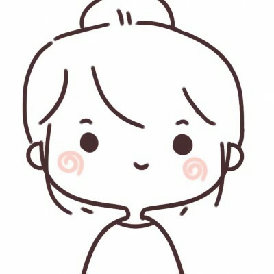 爱情是真的可爱 头像情侣简笔画手绘一对两张