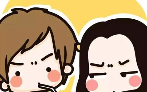 高清适合微信用的牛轰轰情侣头像卡通图片 牛轰轰图片情侣头像