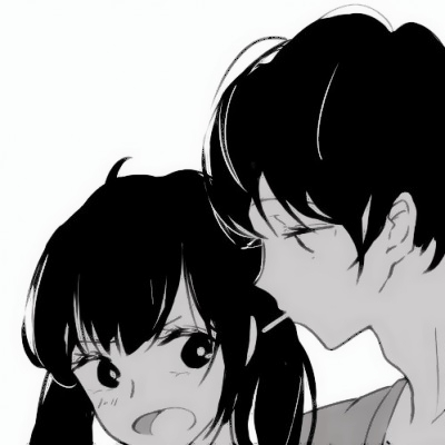 超暖的情头一对两张漫画高清图片 漫画情头一对二次元