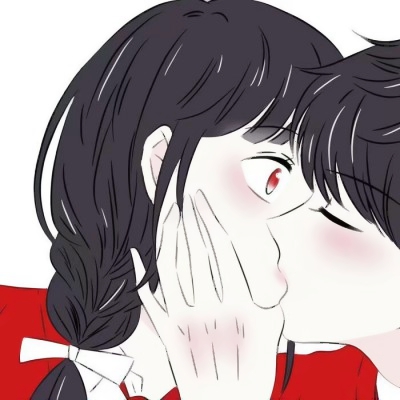 超暖的情头一对两张漫画高清图片 漫画情头一对二次元