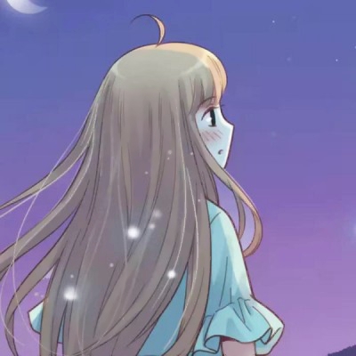 高清好看的动漫清新唯美情头图片 情头动漫两张分开清新