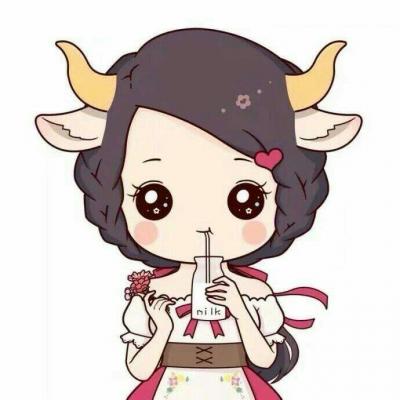 卡通情侣手机头像一男一女一对分开的 情侣头像一对两张分开