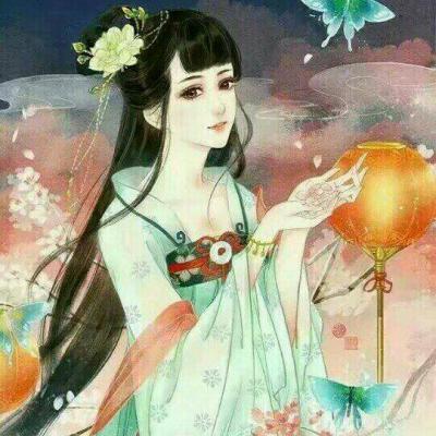 卡通情侣手机头像一男一女一对分开的 情侣头像一对两张分开